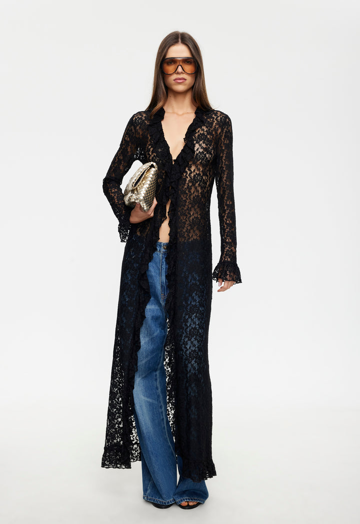 LONG NIGHTS MAXI DRESS - NOIR
