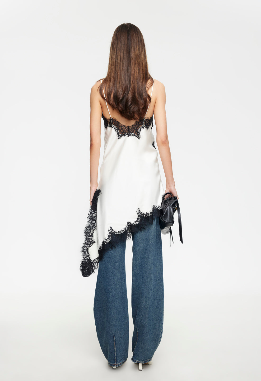 EMERGING MIDI DRESS - PORCELAIN