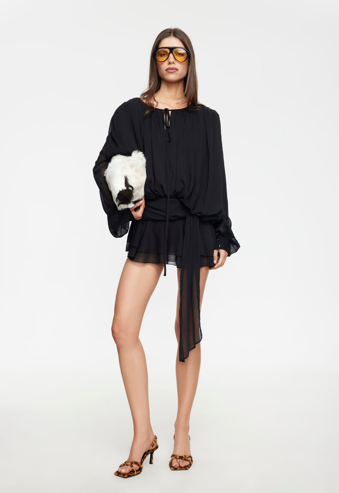 ELEMENTS MINI DRESS - NOIR