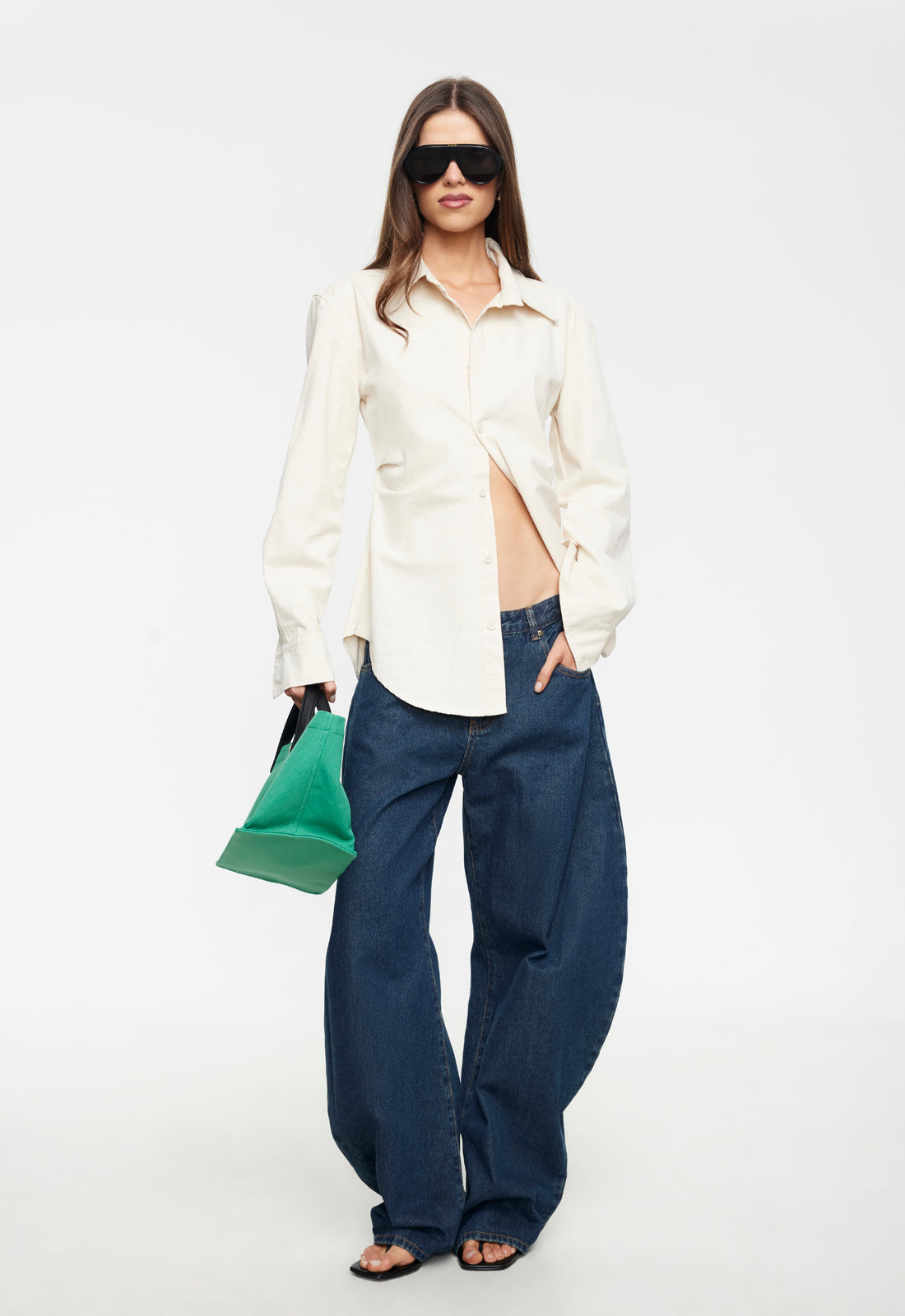 HORSESHOE JEAN - DARK DENIM