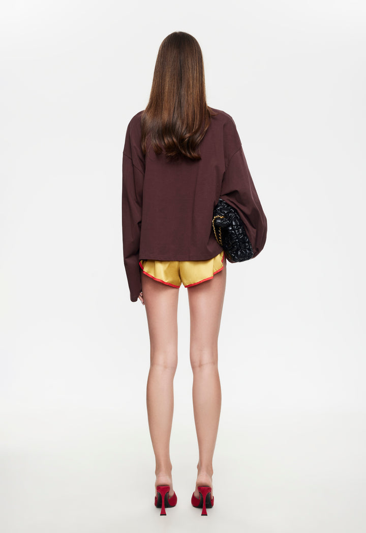 BLOOM LONG SLEEVE - CINNAMON