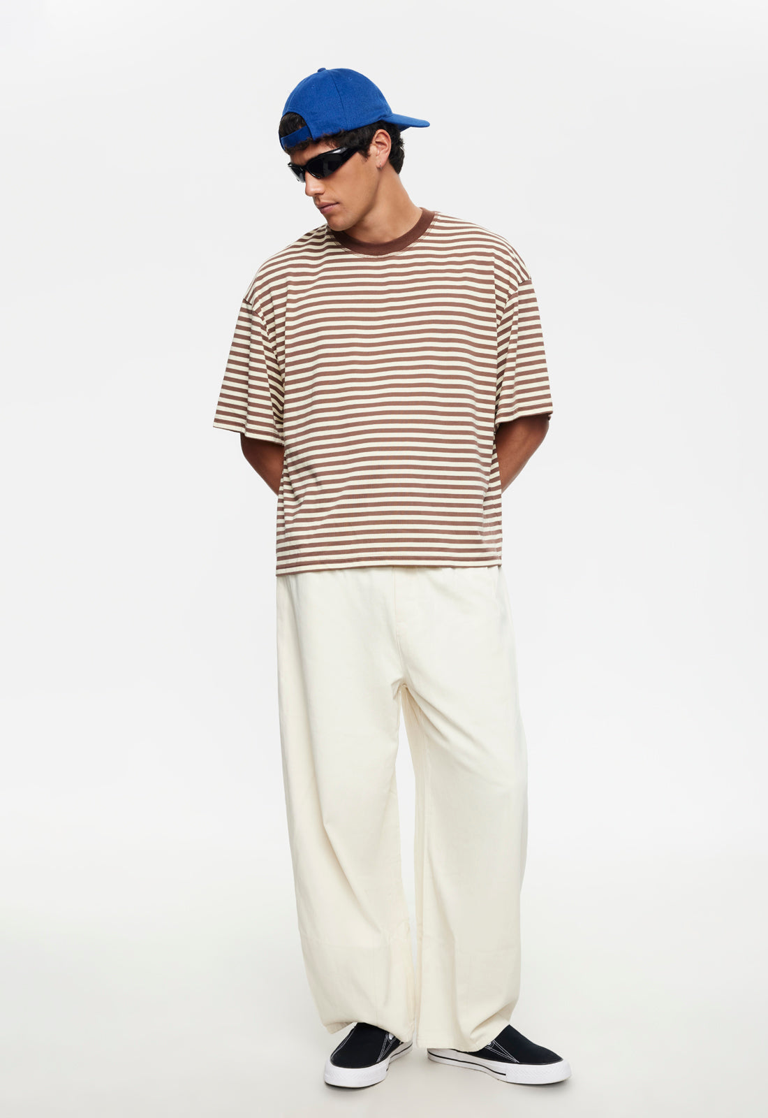 BLOOM SHORT SLEEVE - SORBET COCOA STRIPE