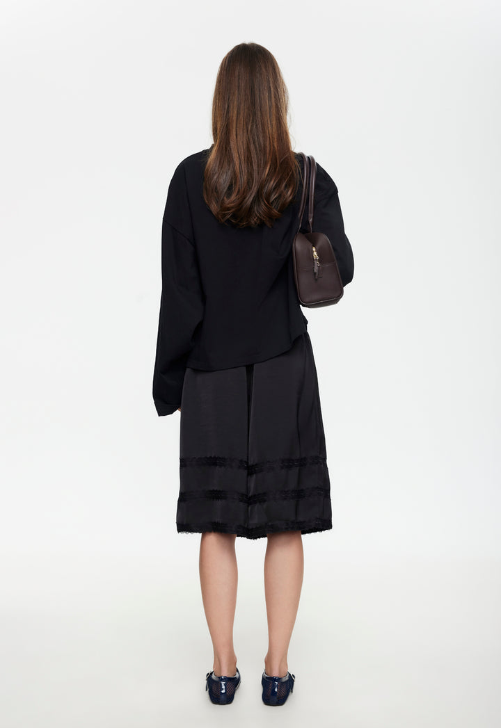 BLOOM LONG SLEEVE - ONYX