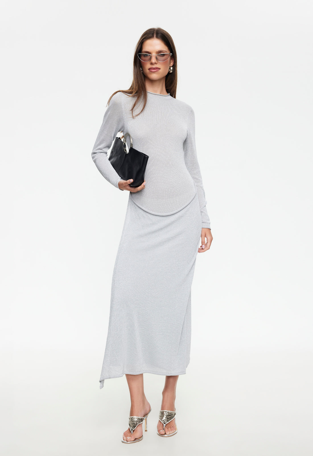 RESOLUTION MAXI DRESS - SILVER