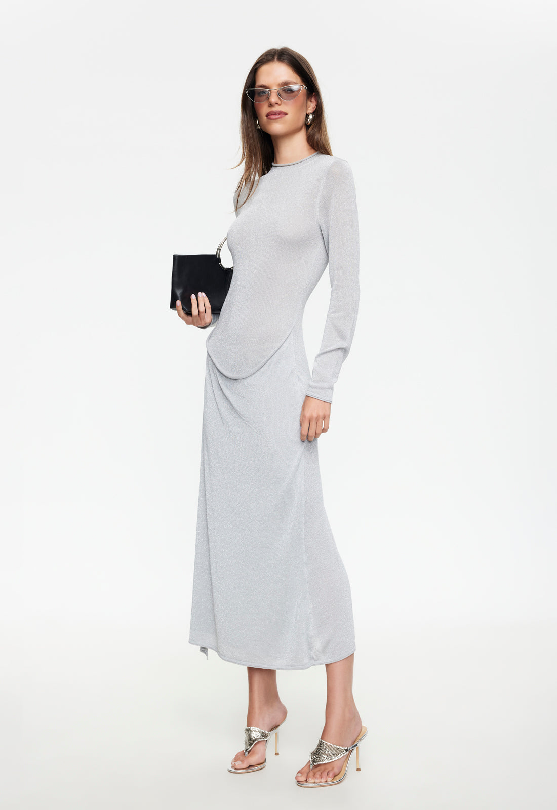 RESOLUTION MAXI DRESS - SILVER