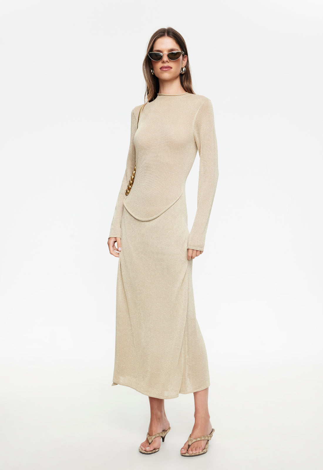 RESOLUTION MAXI DRESS - OYSTER