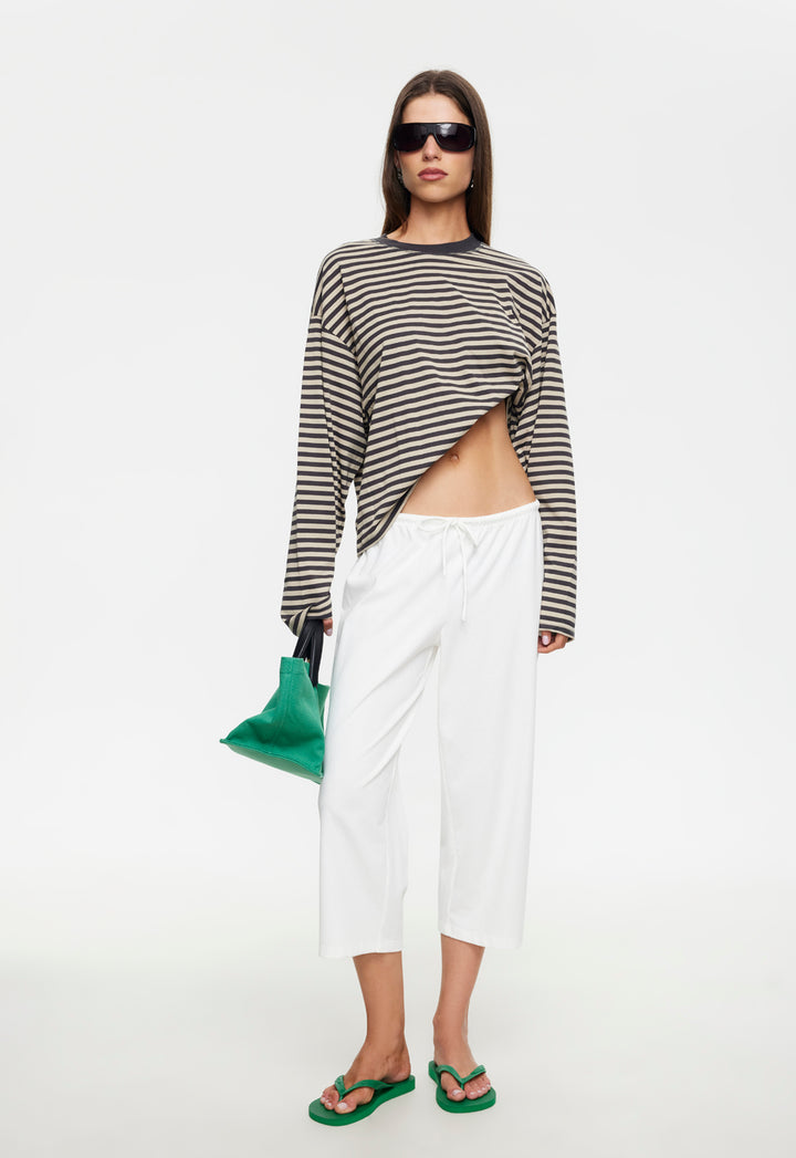 BLOOM LONG SLEEVE - SLATE STRIPE