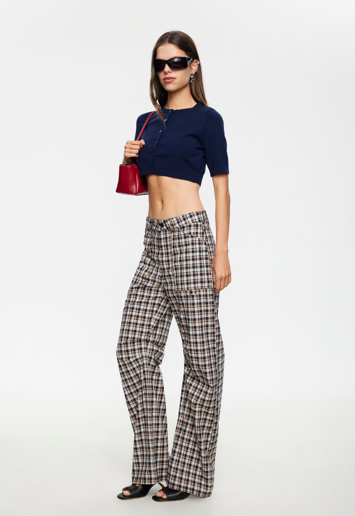 MIAMI VICE PANT - BEIGE TARTAN