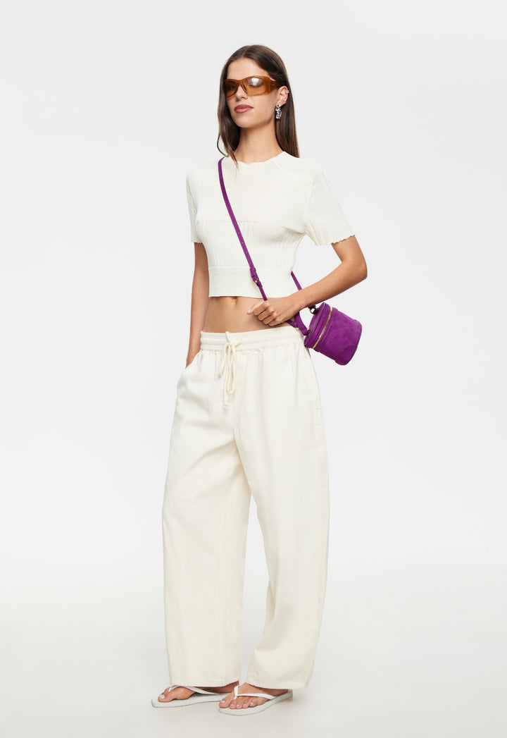 ROMA KNIT TOP - CREAM
