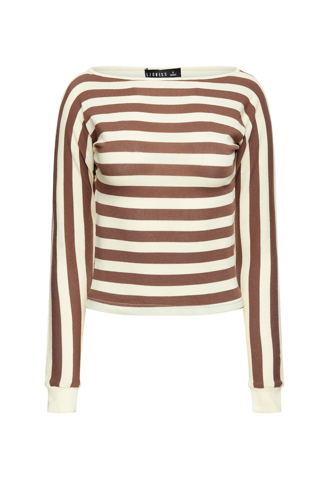 BLOOMING LONG SLEEVE - SORBET COCOA STRIPE