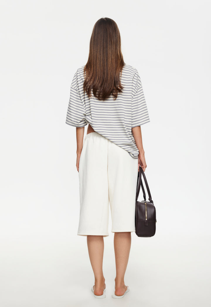BLOOM SHORT SLEEVE - ASH STRIPE