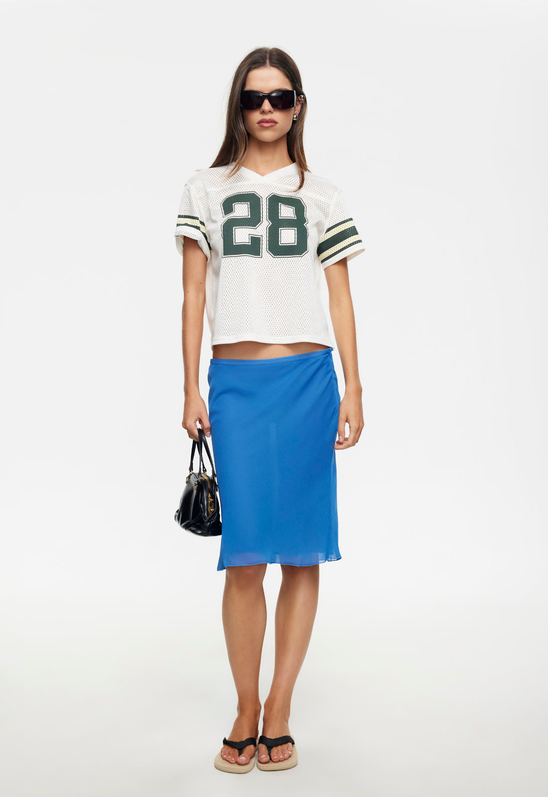 SHORELINE MIDI SKIRT - PERSIAN JEWEL