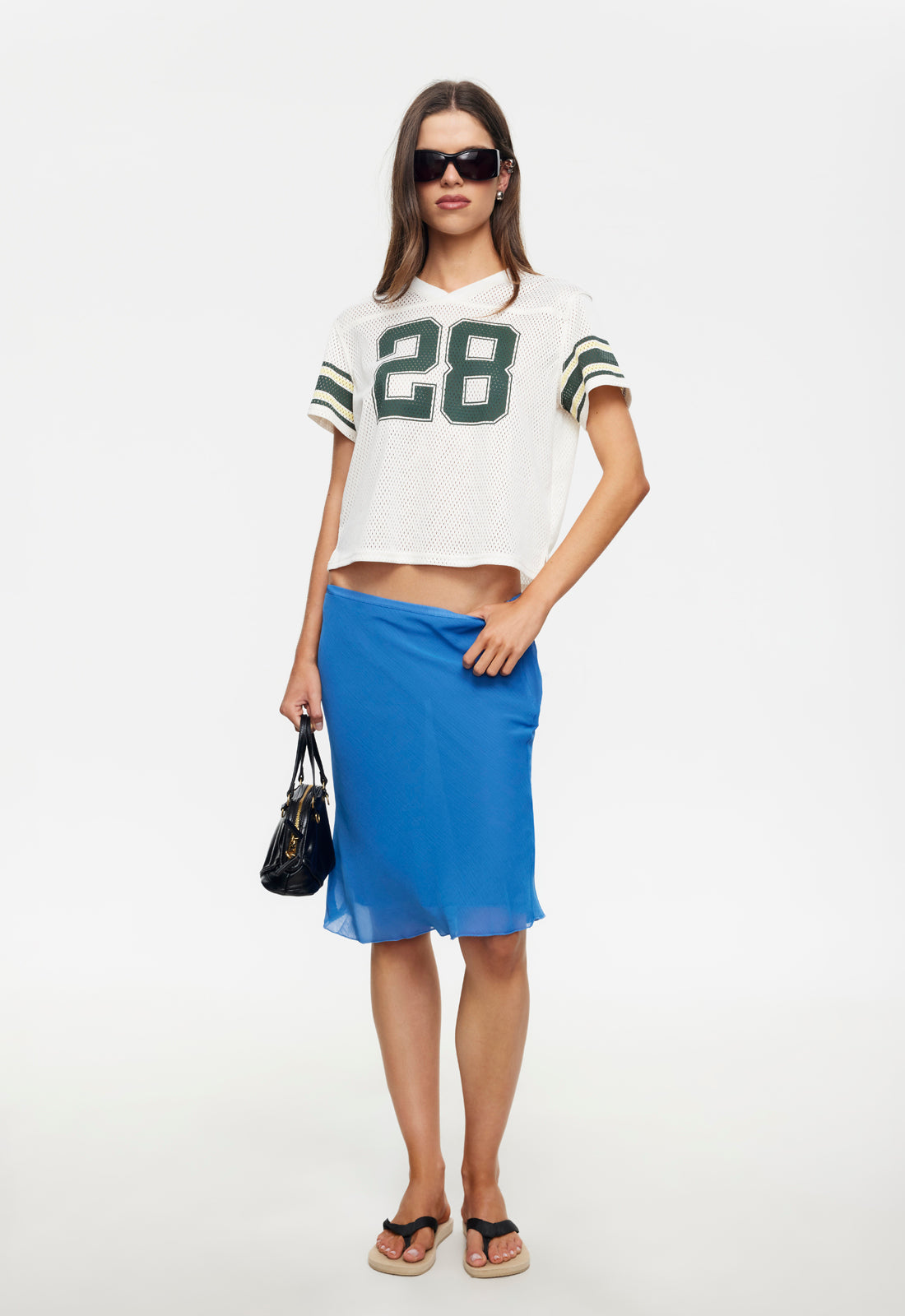 SHORELINE MIDI SKIRT - PERSIAN JEWEL