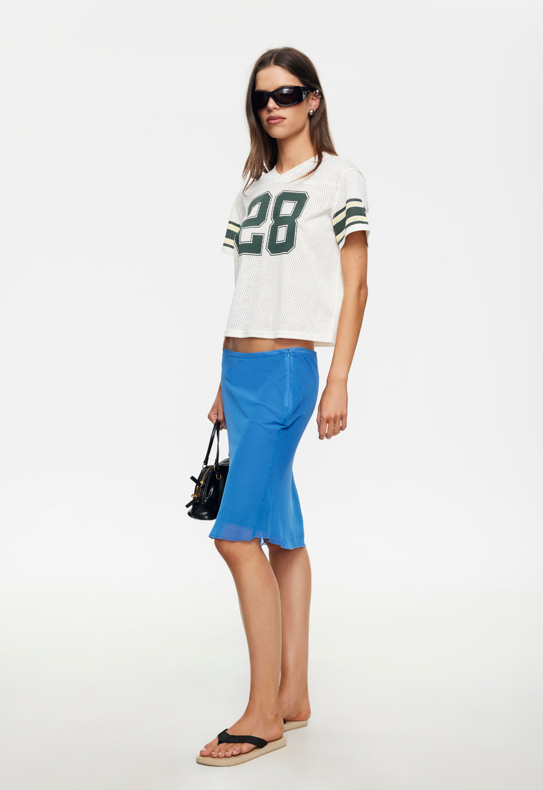 SHORELINE MIDI SKIRT - PERSIAN JEWEL