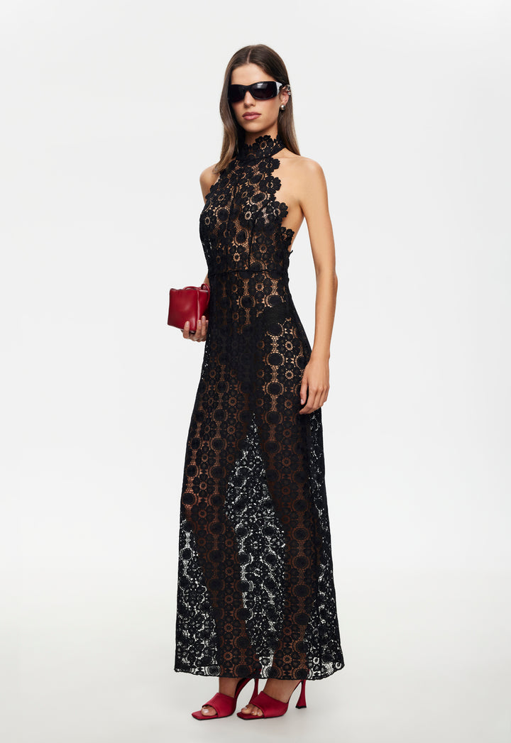 TROPHY MAXI DRESS - NOIR