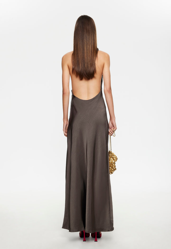 BARE MAXI DRESS - MOCCA