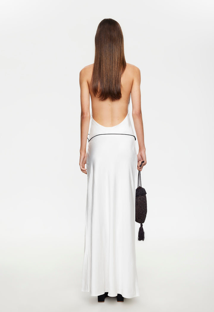BARE MAXI DRESS - PORCELAIN