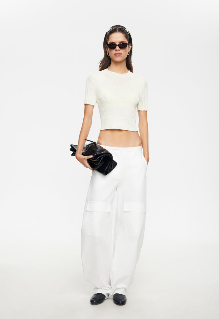 ROMA KNIT TOP - CREAM