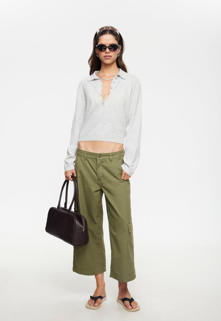 COCO KNIT TOP - DOVE