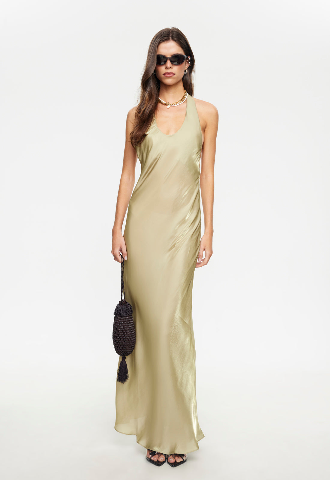 BARE MAXI DRESS - GOLD