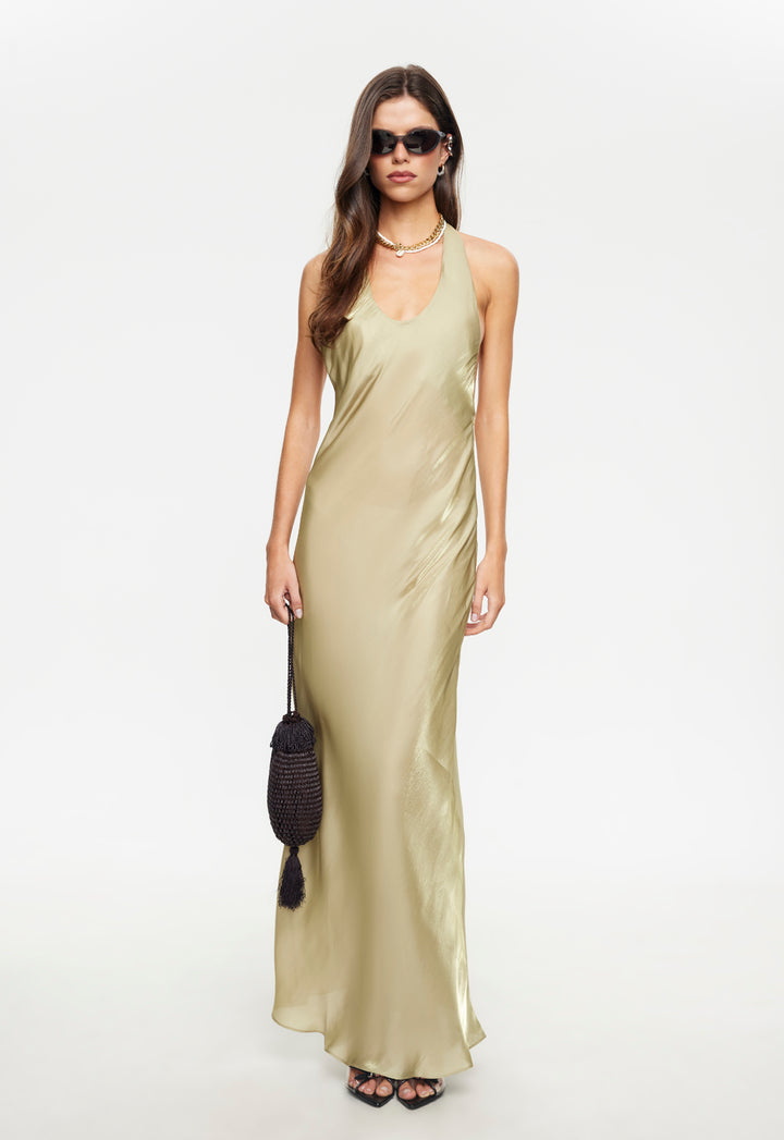 BARE MAXI DRESS - GOLD