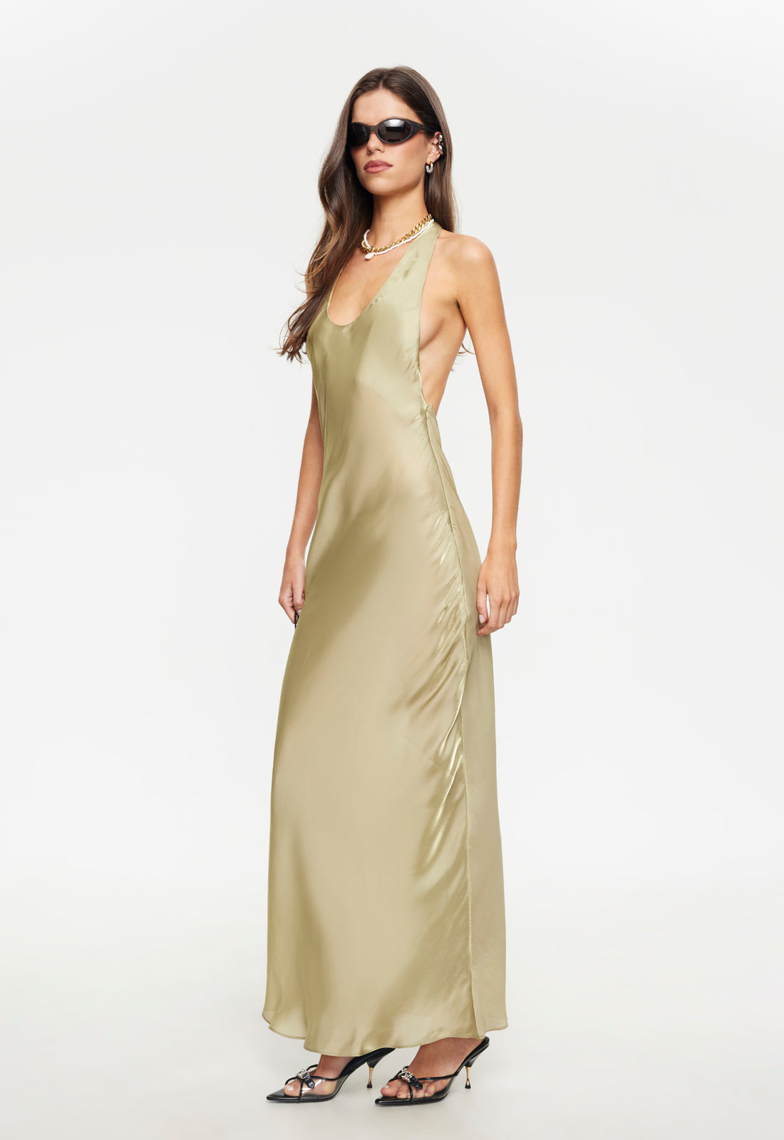BARE MAXI DRESS - GOLD