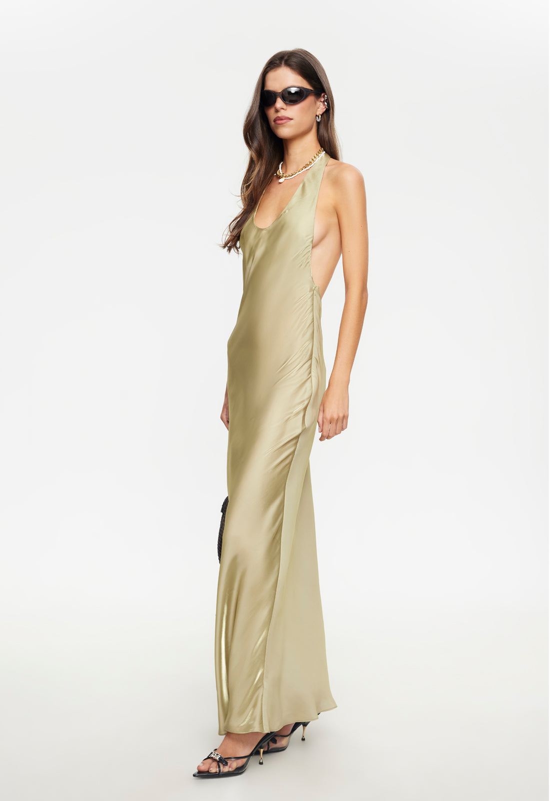 BARE MAXI DRESS - GOLD