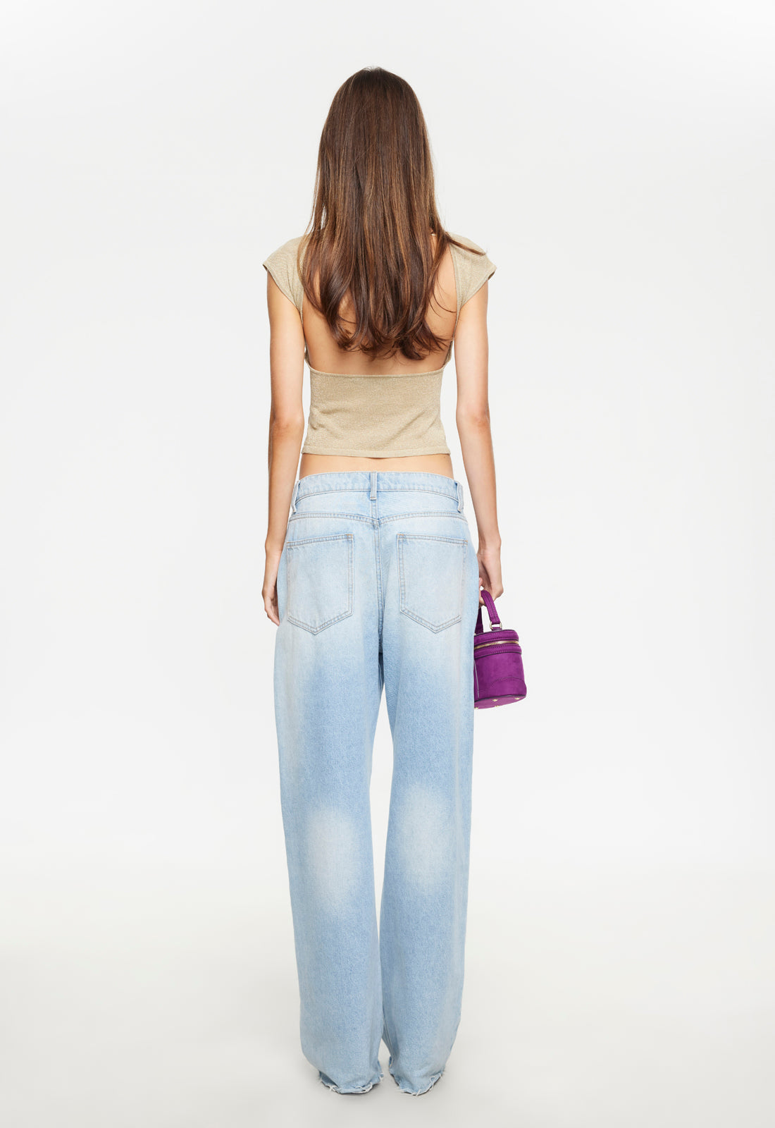 UNO TIE TOP - OYSTER