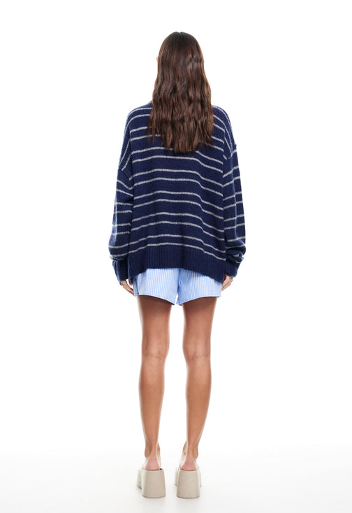 COBAIN SHORTS - BLUE STRIPE