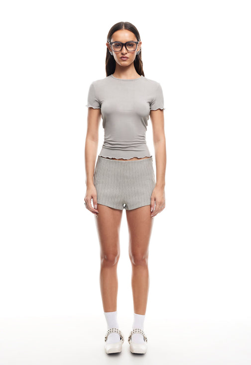 SAINT TIE TEE - GREY