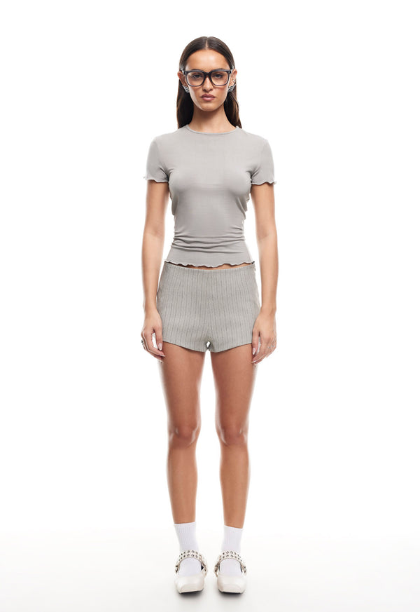SAINT TIE TEE - GREY