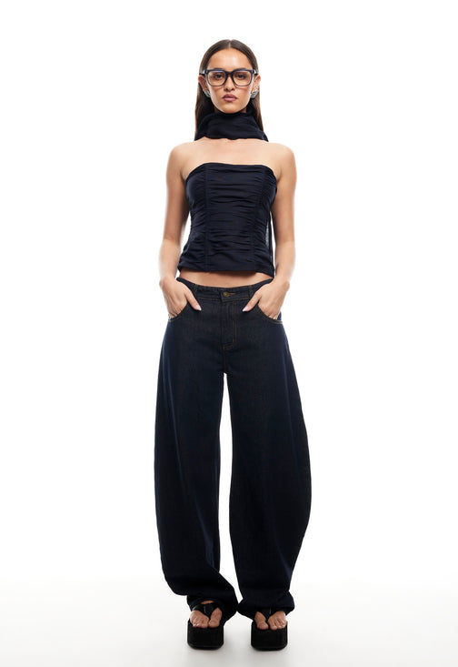 ISLAND BODICE - NAVY