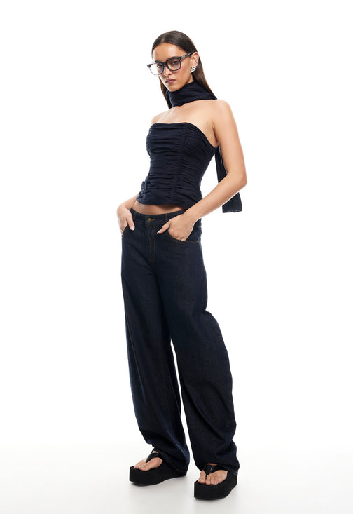 ISLAND BODICE - NAVY