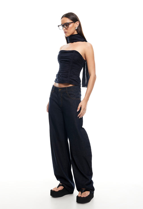 ISLAND BODICE - NAVY