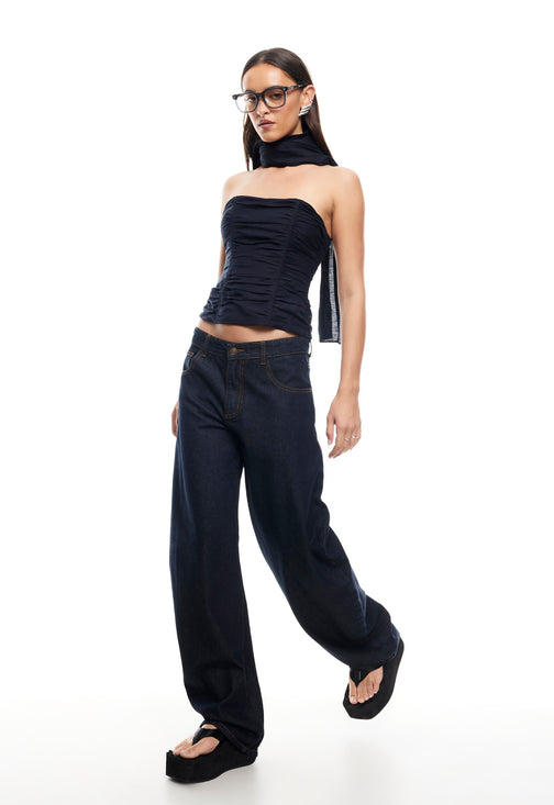 ISLAND BODICE - NAVY