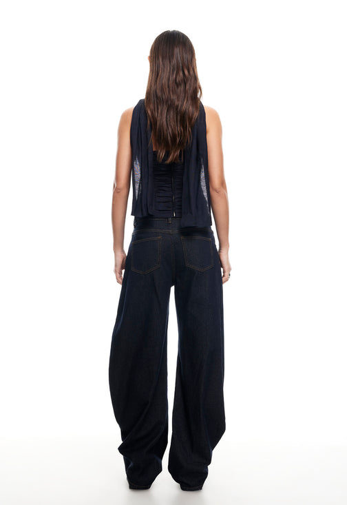 ISLAND BODICE - NAVY