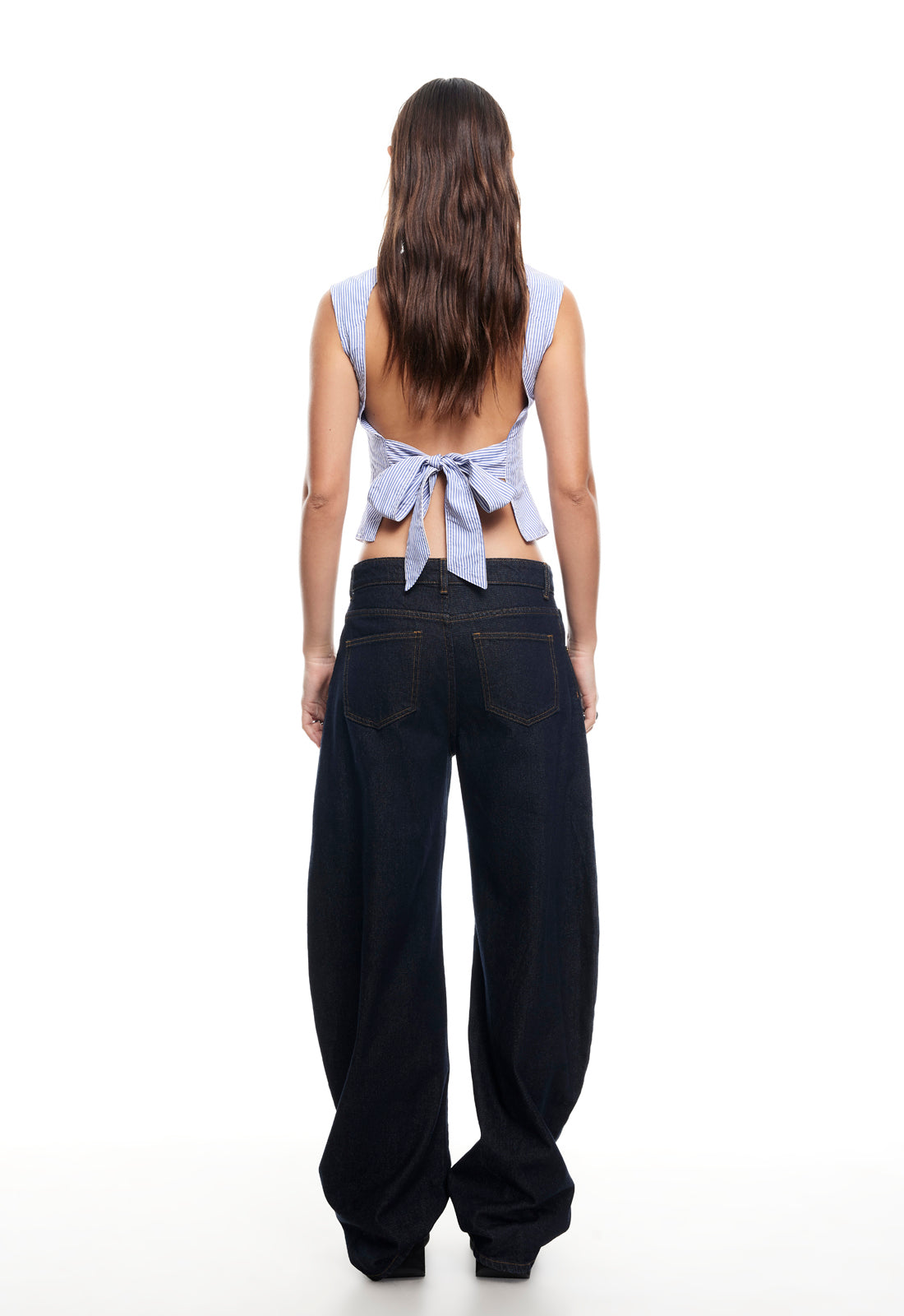 COUNTRYSIDE TOP - BLUE STRIPE