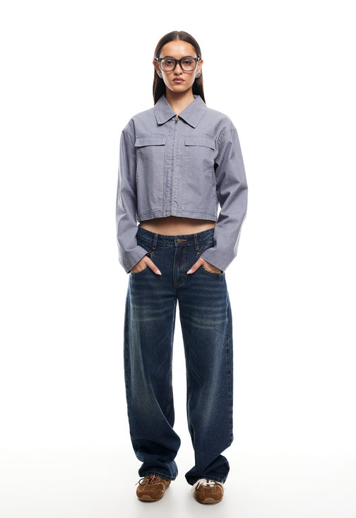 NAUTICA JACKET - WASHED BLUE