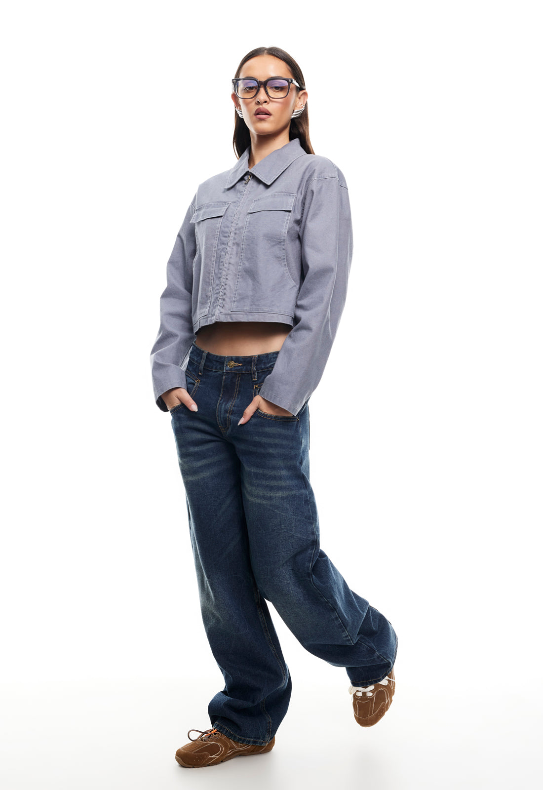 NAUTICA JACKET - WASHED BLUE