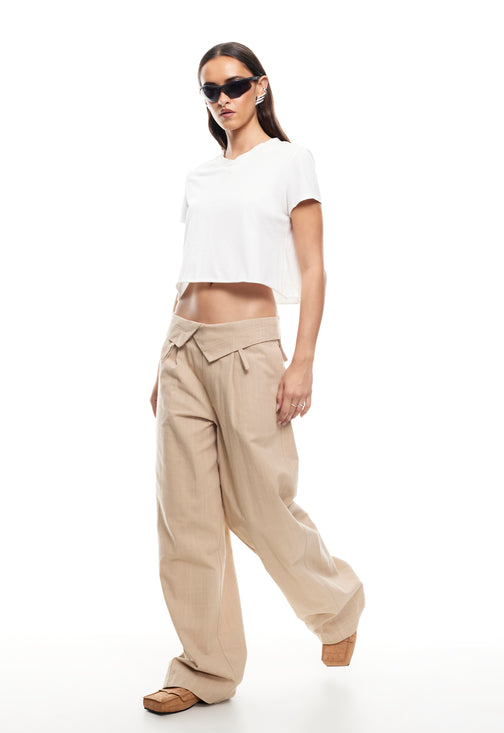FLOURISH PANT - DEEP WHEAT
