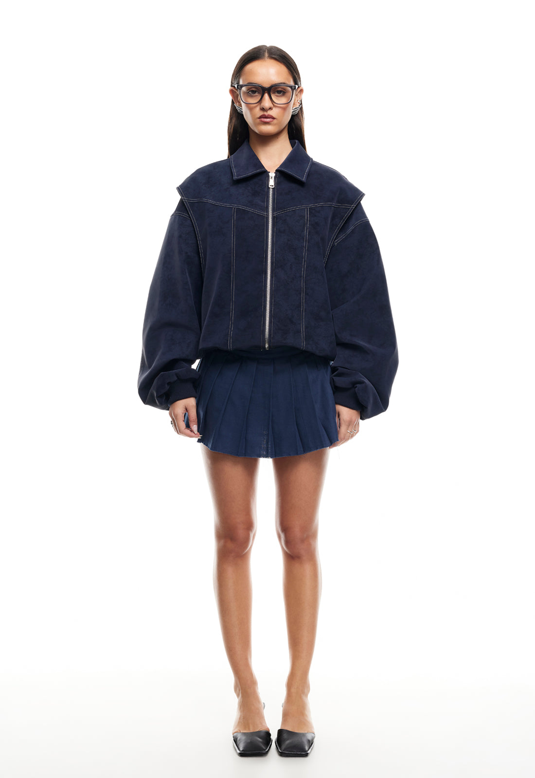 VISTA BOMBER - WASHED NAVY