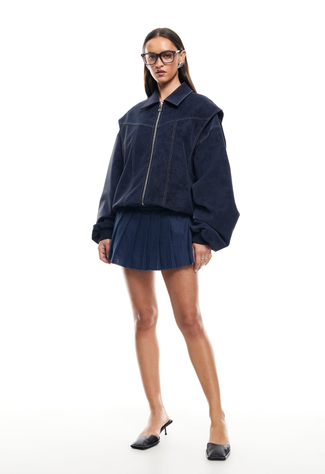 VISTA BOMBER - WASHED NAVY