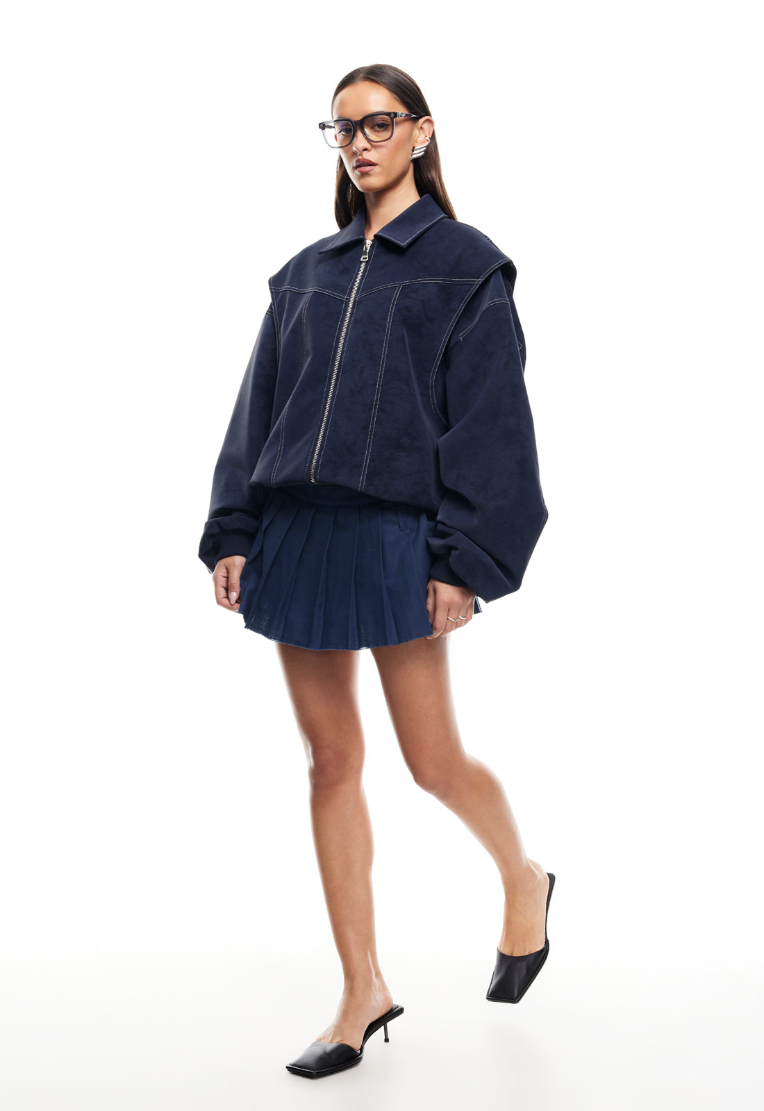 VISTA BOMBER - WASHED NAVY