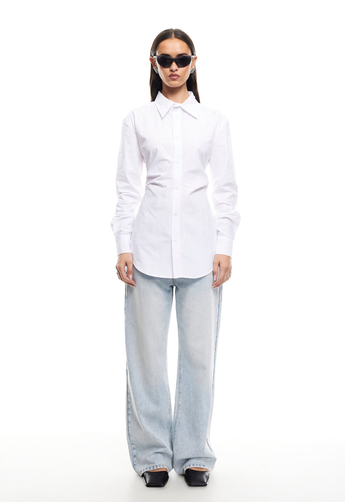 NAOMI SHIRT - PORCELAIN