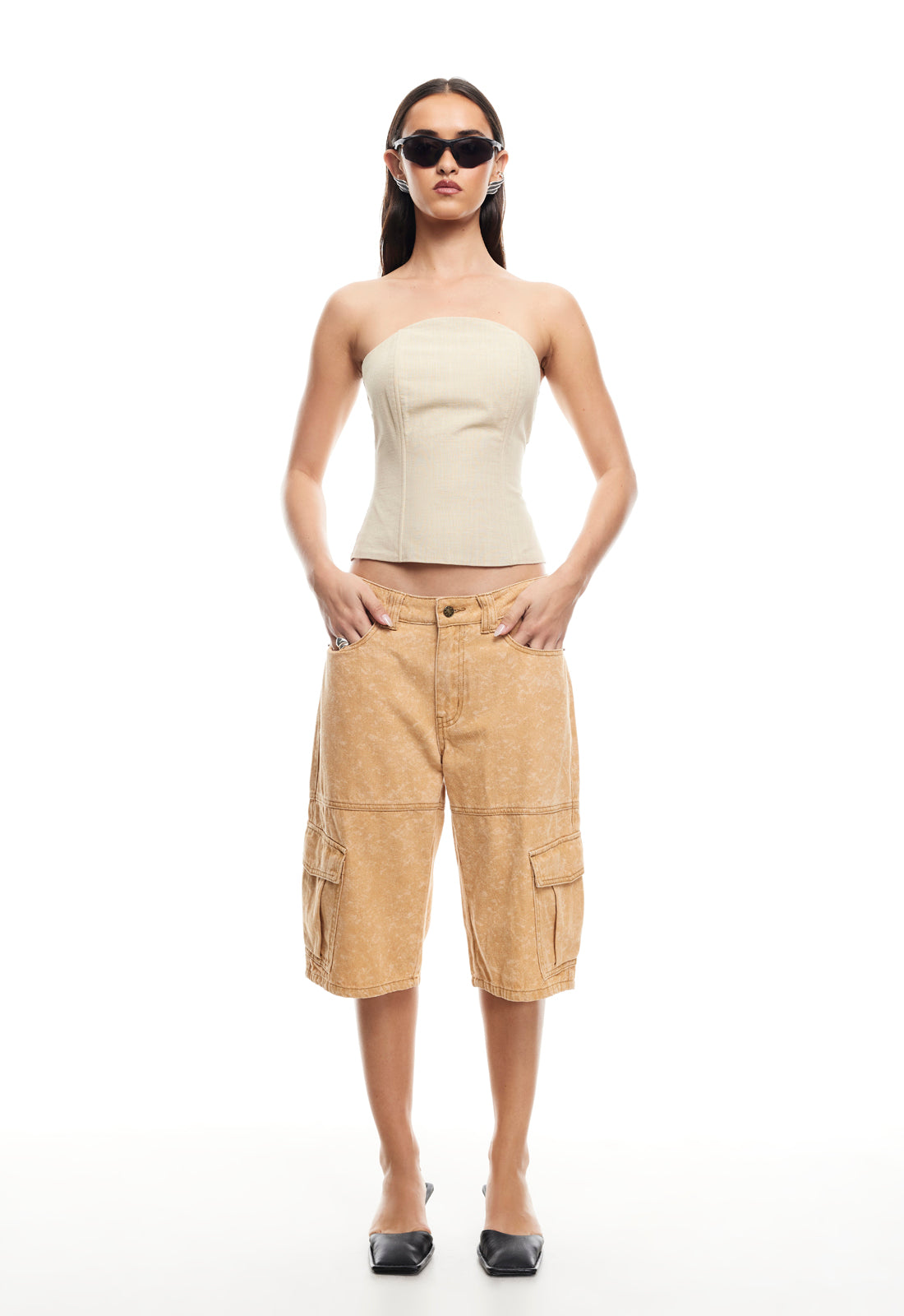 UNTAMED BODICE - DEEP WHEAT