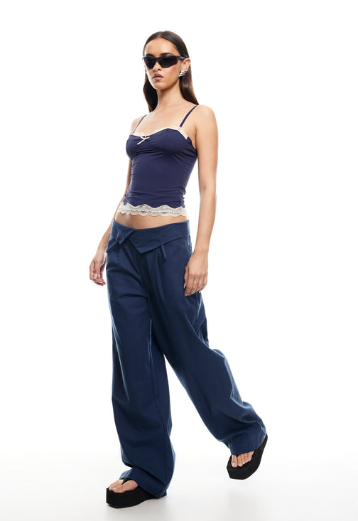 FLOURISH PANT - NAVY