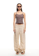 MIAMI VICE LINEN PANT - DEEP WHEAT