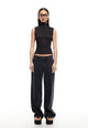 RISING JEAN - WASHED ONYX