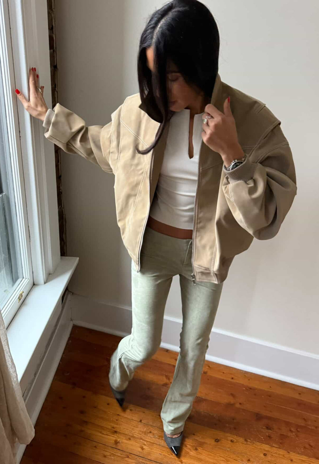 VISTA BOMBER - LATTE