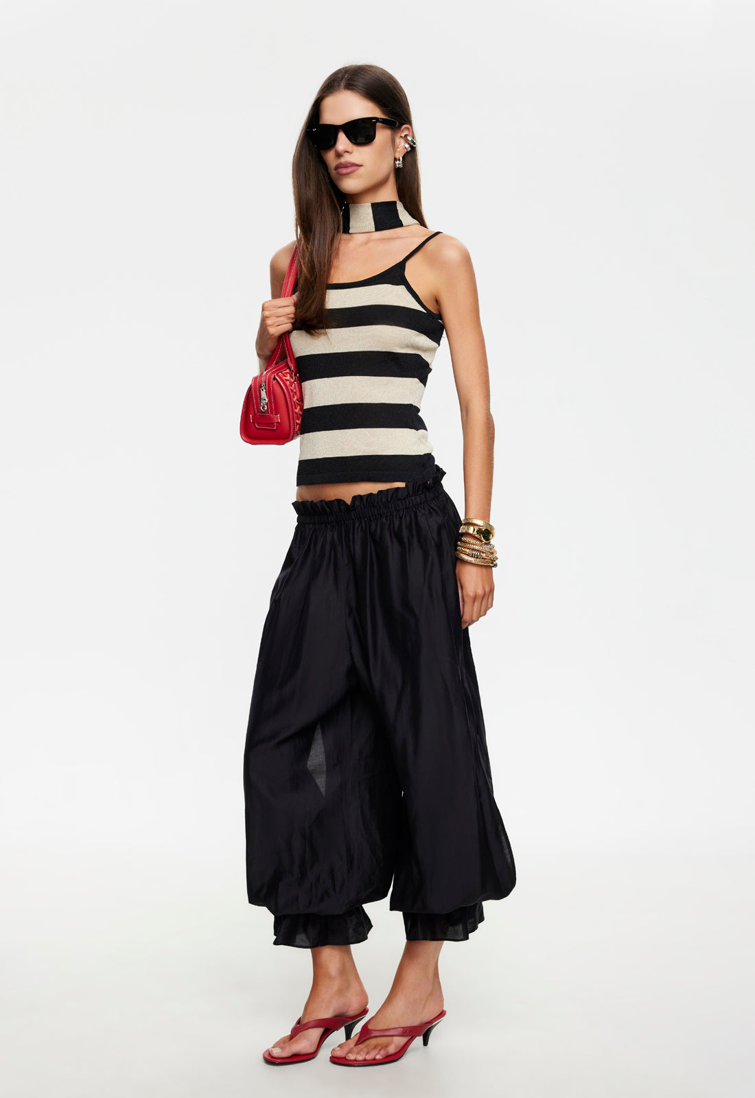 DOLCE TANK TOP - SAND STRIPE